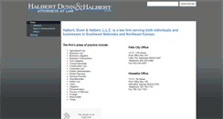 Desktop Screenshot of halbertdunn.com